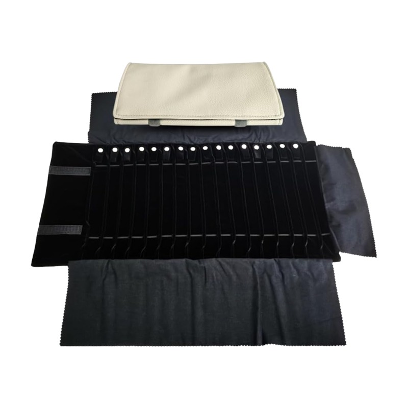 Travel Jewelry Organizer Case  - Velvet Ribbon Roll avaliação e preço