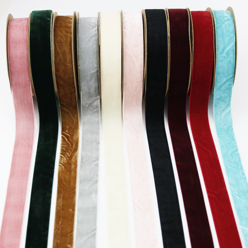 (10 Meters/roll) 25mm Velvet R - Velvet Ribbon Roll avaliação e preço