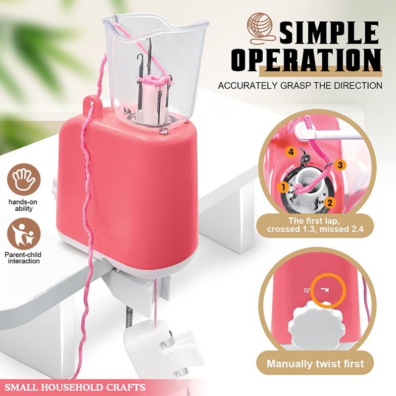 Fully Automatic Knitting Rope  - Pom Pom Maker Tool avaliação e preço