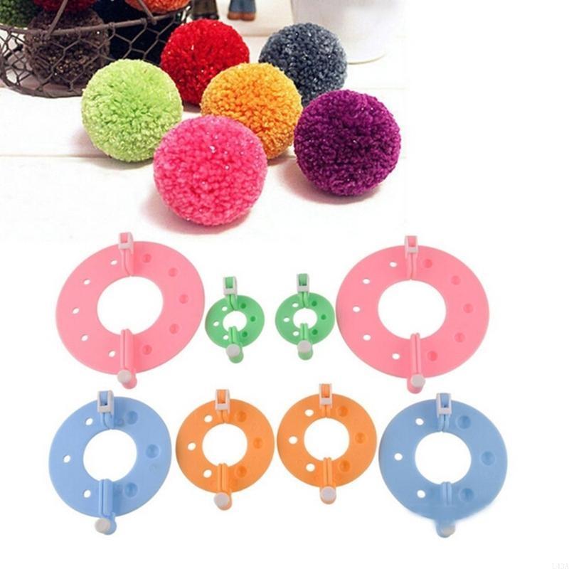 L43A 4Pcs DIY Wool Yarn Knitti - Pom Pom Maker Tool avaliação e preço